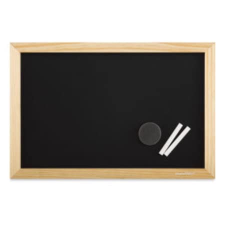 Bi-Silque 12 x 18 in. Wood Frame MasterVision Chalk Board, Pine PM18010119